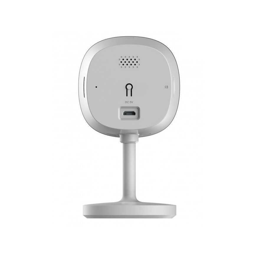 Smart indoor camera with Full HD 1080p sensor, 5V power, Wi-Fi, Tuya — White