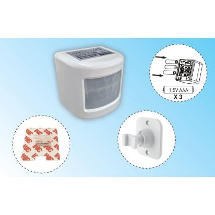Smart motion sensor 3xAAA Wi-Fi Tuya