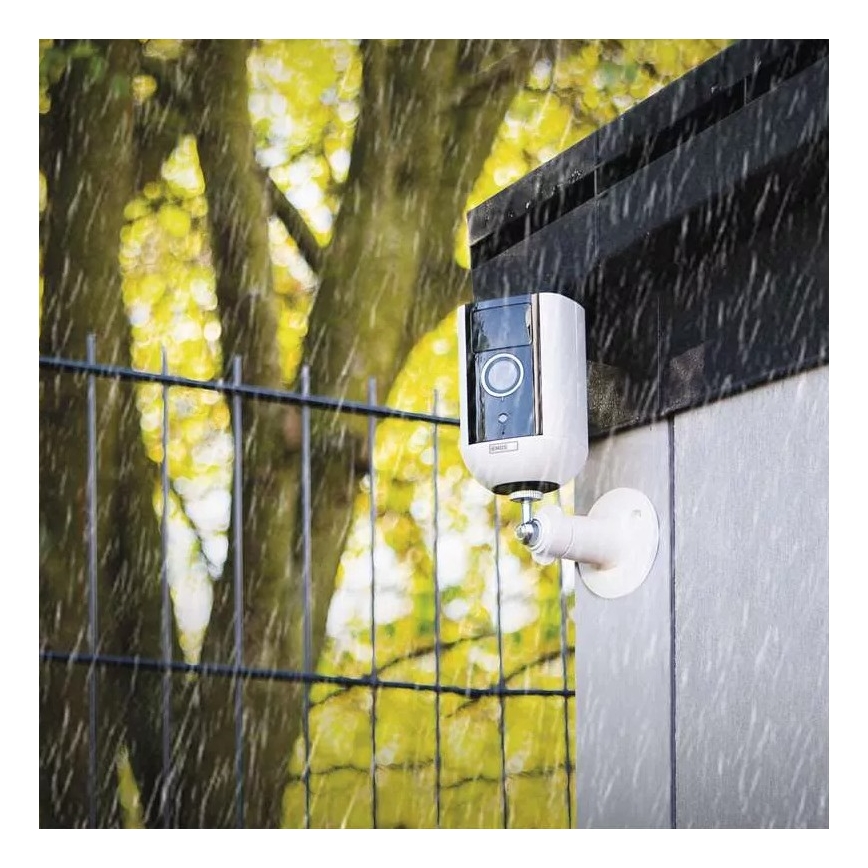 Smart outdoor camera with motion sensor GoSmart 5V 9600mAh IP65 Wi-Fi Tuya