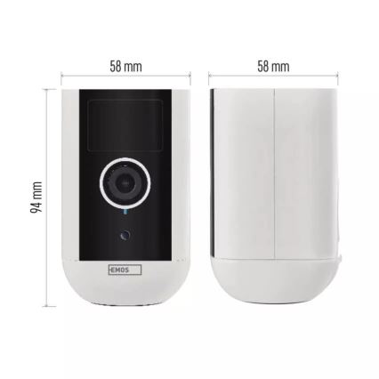 Smart outdoor camera with motion sensor GoSmart 5V IP65 Wi-Fi Tuya