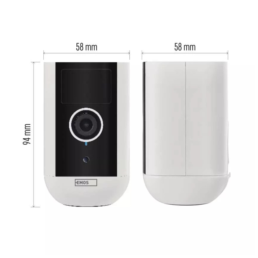 Smart outdoor camera with motion sensor GoSmart 5V IP65 Wi-Fi Tuya