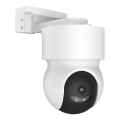Smart Outdoor Camera with Motion Sensor — 2K, 12V, IP65, Wi-Fi (Tuya), White