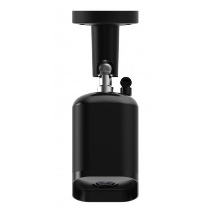 Smart outdoor security camera with Full HD 1080p sensor, 12V power, IP65 weatherproof rating, Wi-Fi, Tuya-compatible — Black