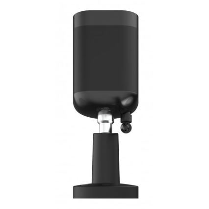 Smart outdoor security camera with Full HD 1080p sensor, 12V power, IP65 weatherproof rating, Wi-Fi, Tuya-compatible — Black