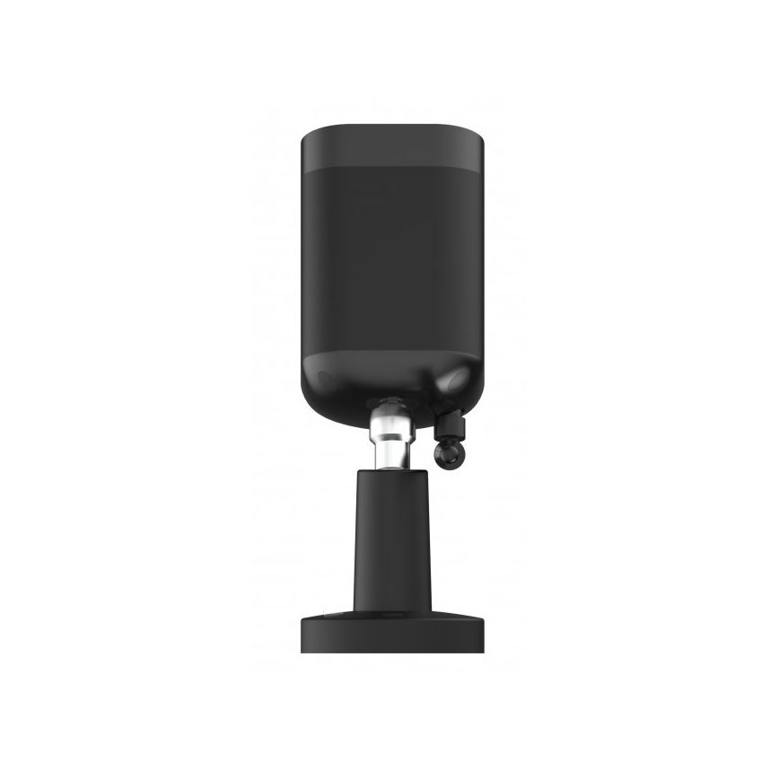 Smart outdoor security camera with Full HD 1080p sensor, 12V power, IP65 weatherproof rating, Wi-Fi, Tuya-compatible — Black