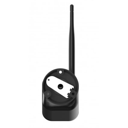 Smart outdoor security camera with Full HD 1080p sensor, 12V power, IP65 weatherproof rating, Wi-Fi, Tuya-compatible — Black