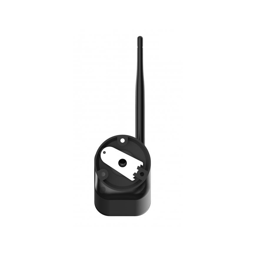 Smart outdoor security camera with Full HD 1080p sensor, 12V power, IP65 weatherproof rating, Wi-Fi, Tuya-compatible — Black