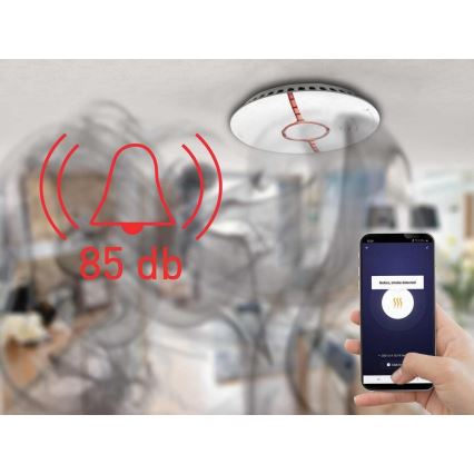 Smart smoke detector 2xAAA Wi-Fi Tuya