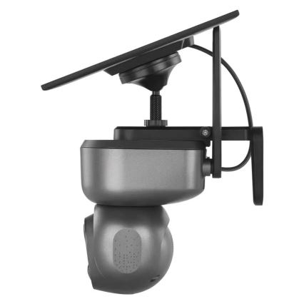 Smart solar camera with GoSmart sensor — 4G/LTE, 10,400 mAh battery, 5V input, IP65-rated weatherproof, Tuya-compatible