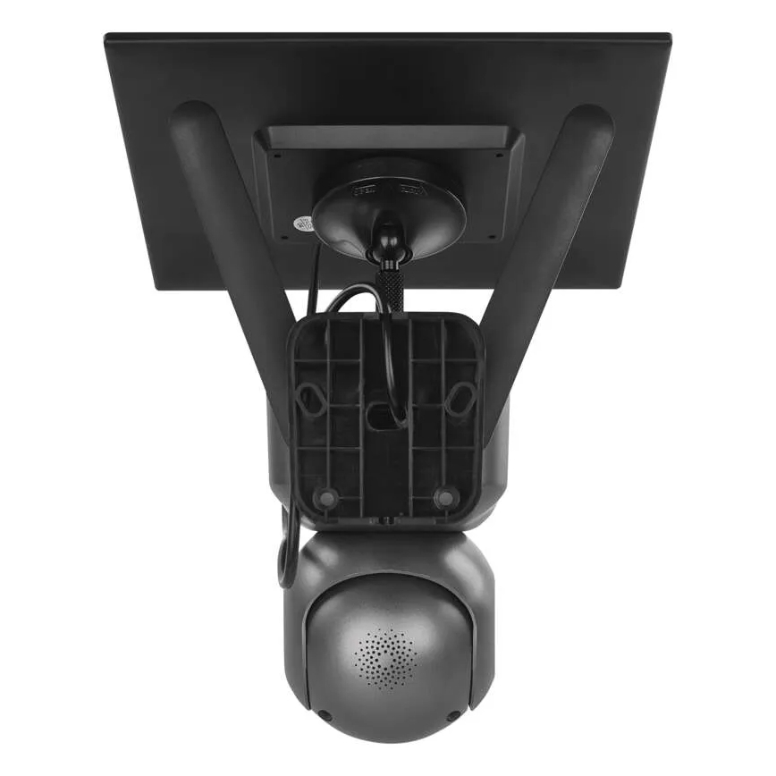 Smart solar camera with GoSmart sensor — 4G/LTE, 10,400 mAh battery, 5V input, IP65-rated weatherproof, Tuya-compatible