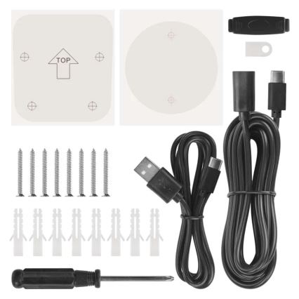 Smart solar camera with GoSmart sensor — 4G/LTE, 10,400 mAh battery, 5V input, IP65-rated weatherproof, Tuya-compatible