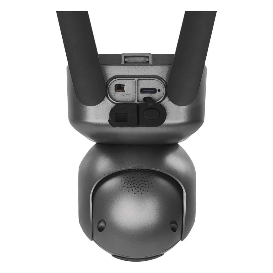 Smart solar camera with GoSmart sensor — 4G/LTE, 10,400 mAh battery, 5V input, IP65-rated weatherproof, Tuya-compatible