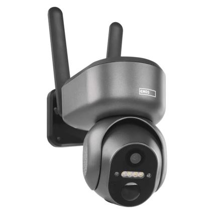 Smart solar camera with GoSmart sensor — 4G/LTE, 10,400 mAh battery, 5V input, IP65-rated weatherproof, Tuya-compatible