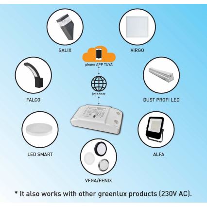Smart switch for appliances 230V 1-channel Wi-Fi Tuya