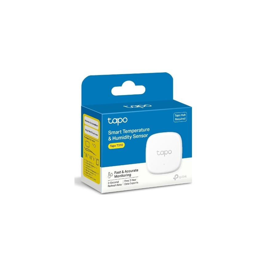 Smart temperature and humidity sensor — powered by 1× CR2450 battery