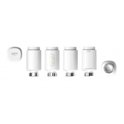 Smart thermostatic head with LED display 2xAA/3V Zigbee