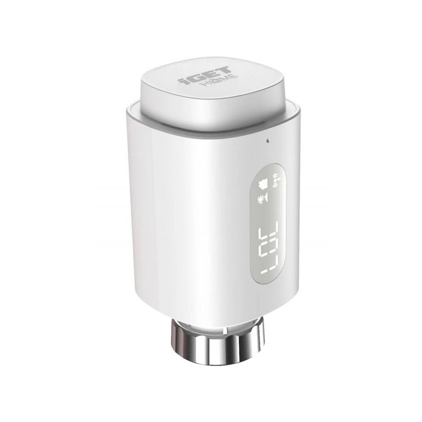 Smart thermostatic head with LED display 2xAA/3V Zigbee