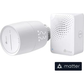 Smart thermostatic radiator valve with LCD display 2xAA Tuya