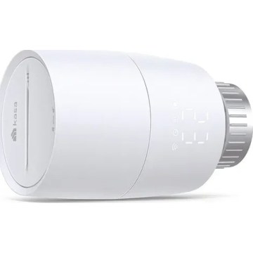 Smart thermostatic radiator valve with LCD display, battery-powered (2× AA), Tuya-compatible