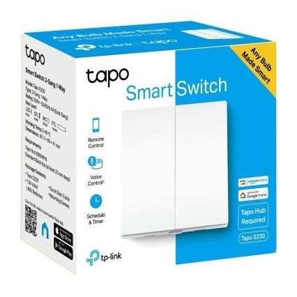 Smart two-button light switch 2xAAA