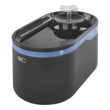 Smart water fountain for pets 2,6 l/5V grey Wi-Fi