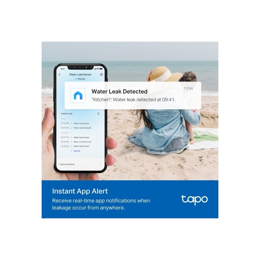 Smart Water Leak Sensor 2xAAA