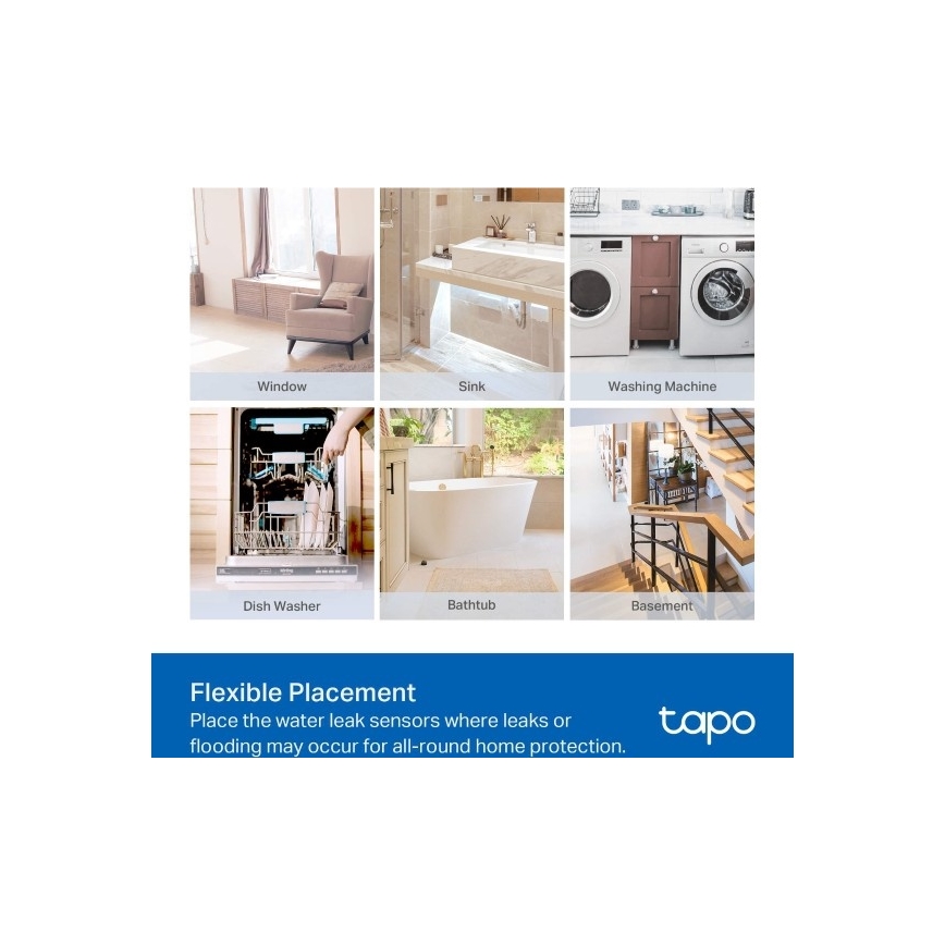 Smart Water Leak Sensor 2xAAA