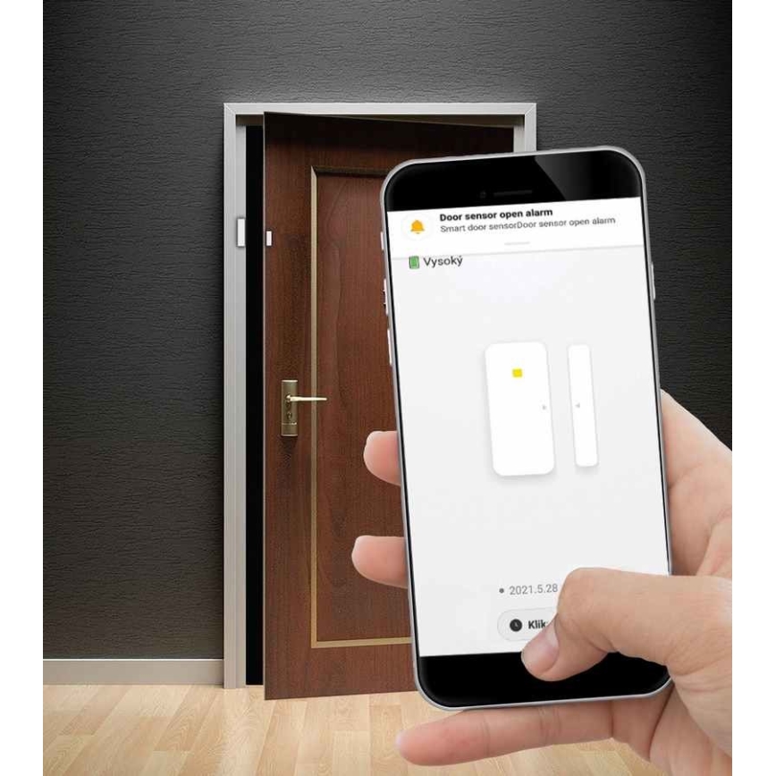 Smart window and door sensor 2xAAA Wi-fi Tuya