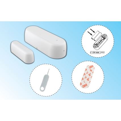 Smart window and door sensor 2xAAA Wi-fi Tuya