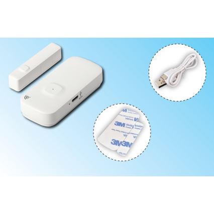 Smart window and door sensor 3,7V 500 mAh Wi-Fi Tuya