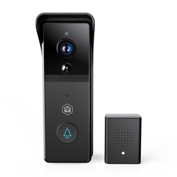 SmartLife 4400 mAh Video Doorbell with Motion Sensor — Full HD 1296p, IP44, Wi‑Fi (Tuya)