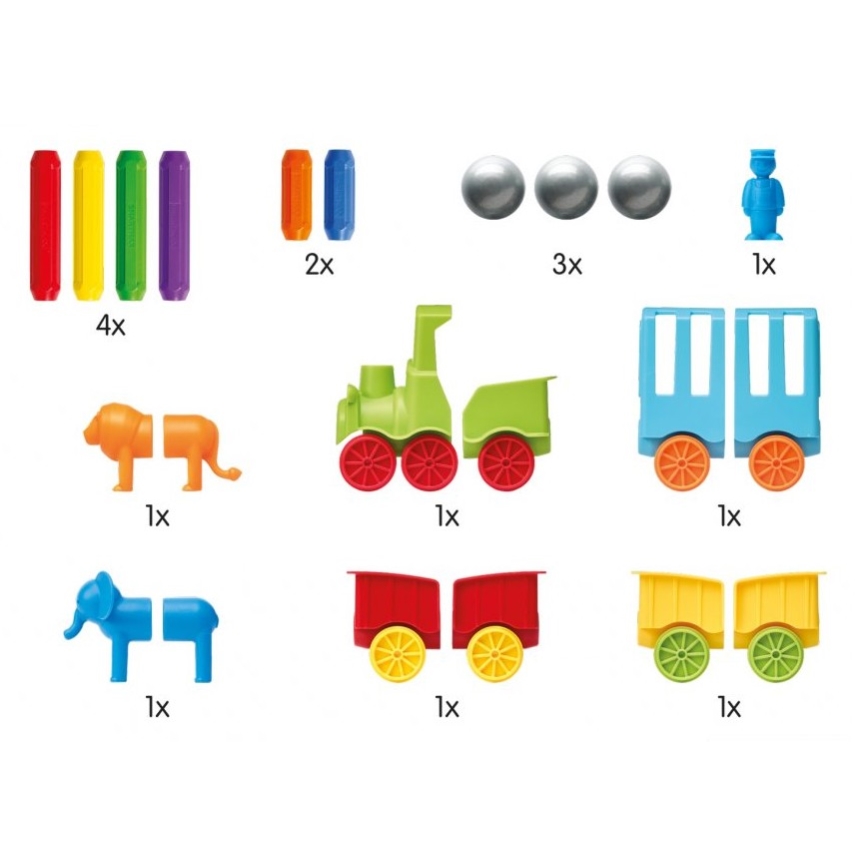Smartmax - Magnetic building set My first train 22 pcs