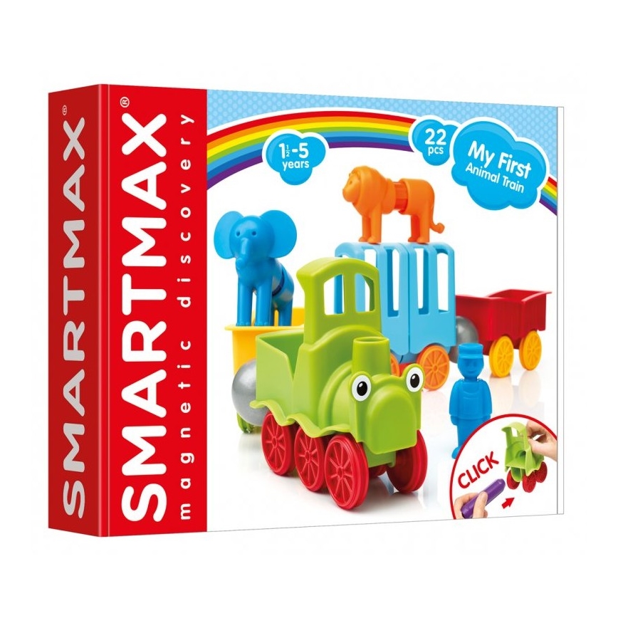 Smartmax - Magnetic building set My first train 22 pcs