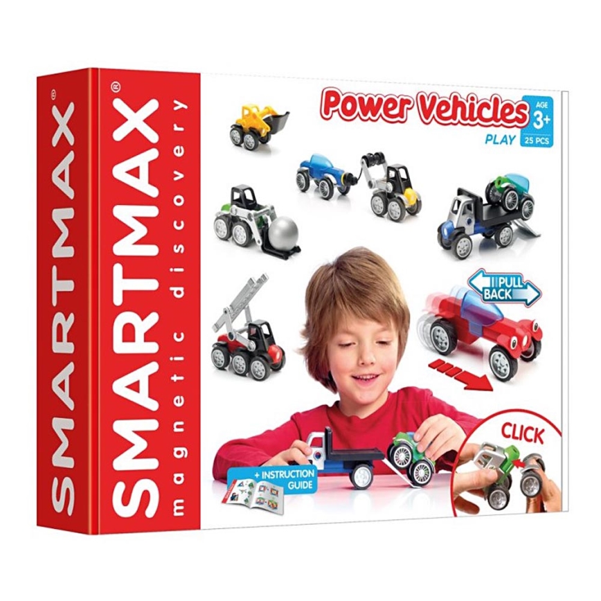 Smartmax - Set of magnetic cars 25 pcs