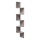 SNAKE Corner Wall-Mounted Shelf grey/brown