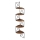 SNAKE Corner Wall Shelf Brown/Black