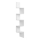 SNAKE Corner Wall Shelf, White