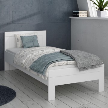 SNOWIE Single Bed 90x200 cm, White