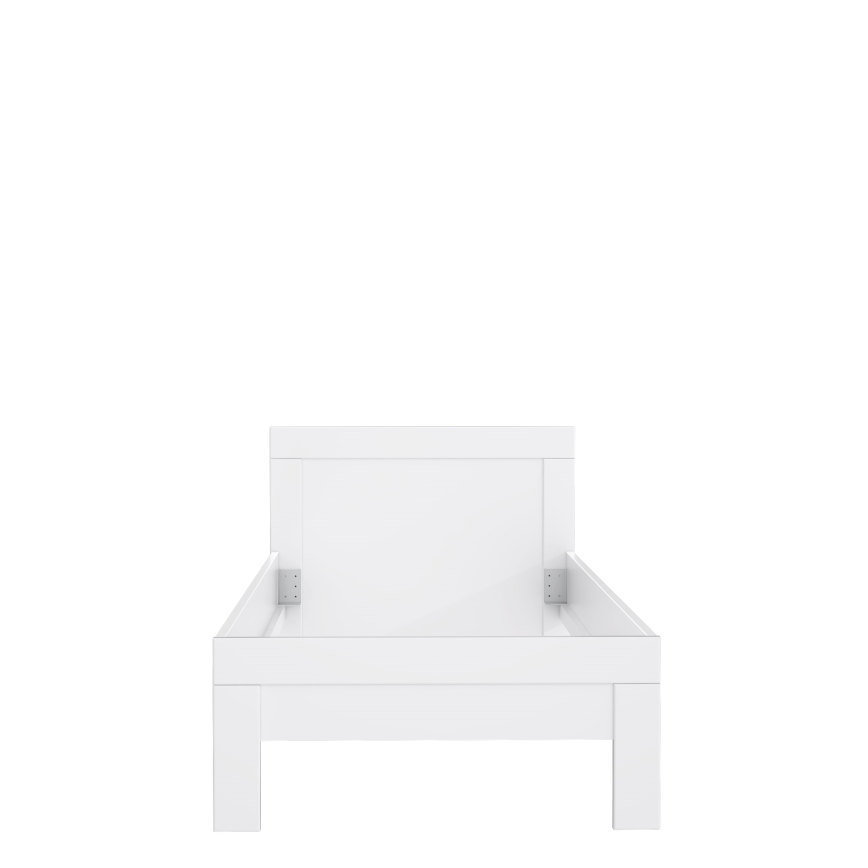 SNOWIE Single Bed 90x200 cm, White