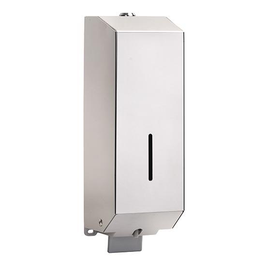 Soap dispenser, 10 x 32 cm, stainless steel/silver