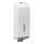 Soap dispenser 10 x 32 cm, stainless steel/white