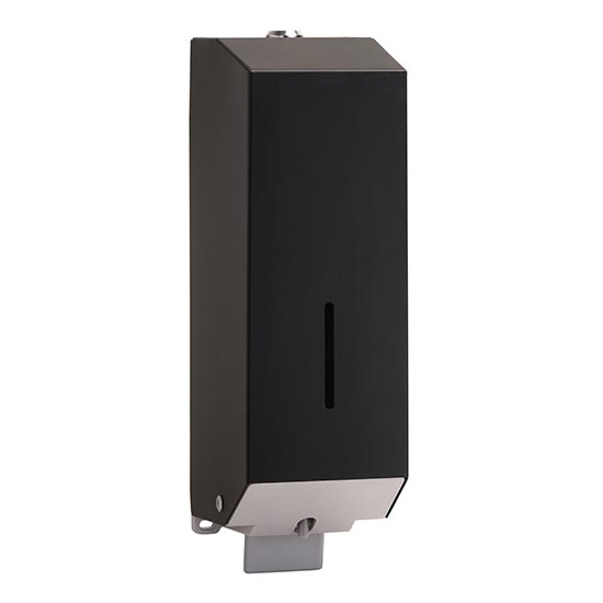 Soap dispenser 10x32 cm stainless steel/silver