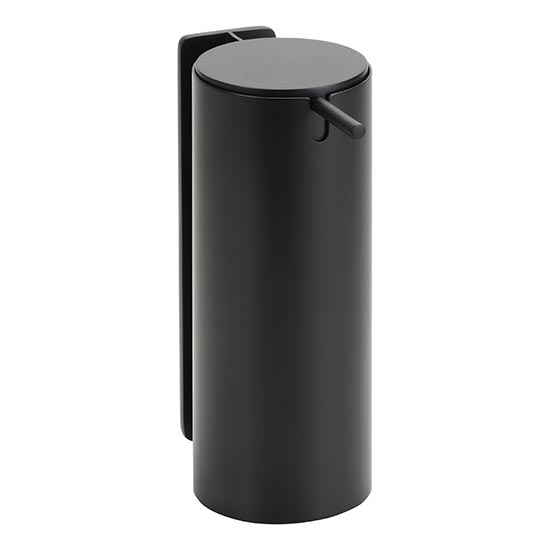 Soap dispenser 6.6 x 16.5 cm stainless steel/black