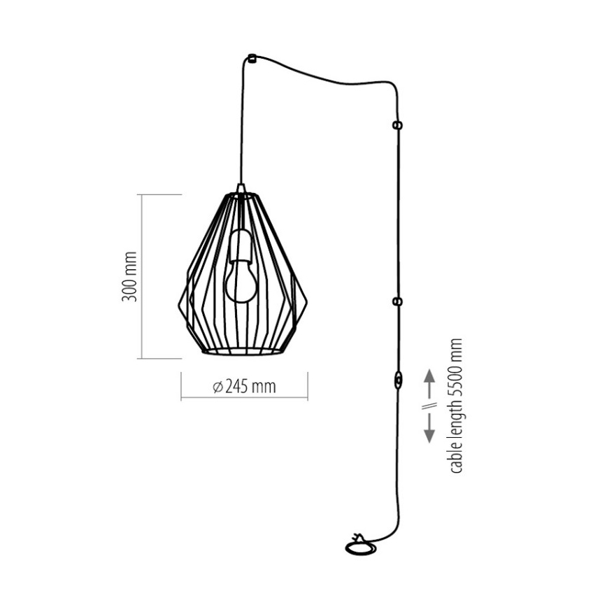 Socket chandelier BRYLANT 1xE27/60W/230V
