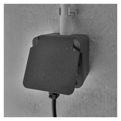 Socket for humid environment IP55