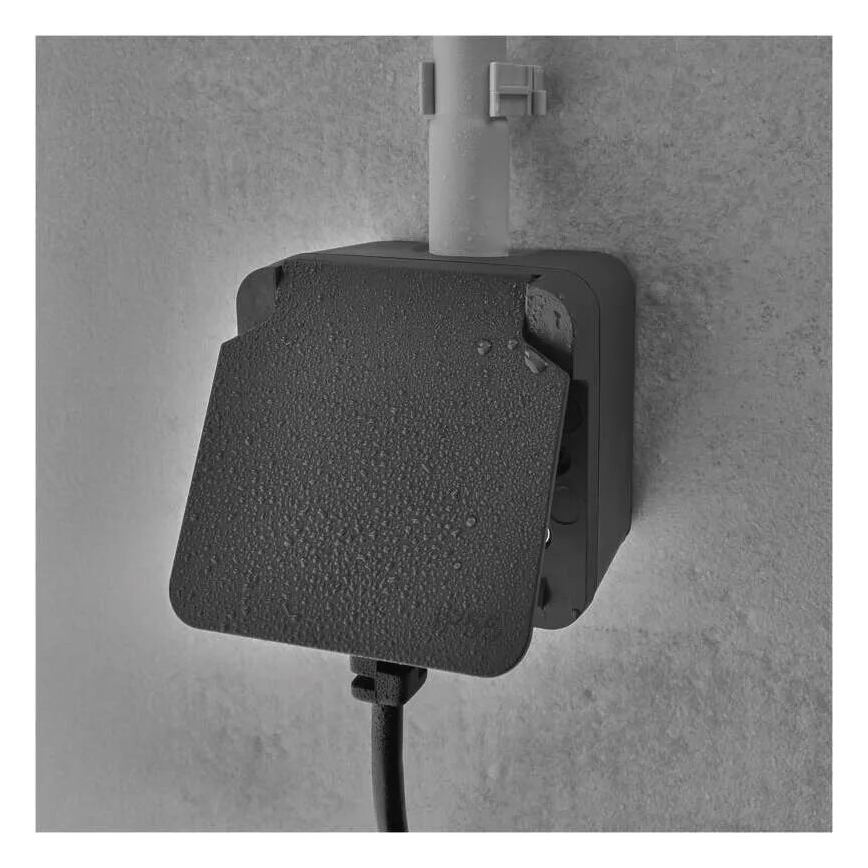Socket for humid environment IP55