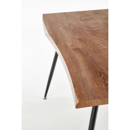 SOLACE Dining Table, Oak/Black