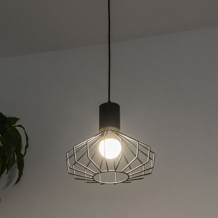 SOLANO Cable Pendant Light 1xE27/15W/230V Black/Gold