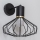 SOLANO Wall Lamp 1xE27/15W/230V Black/Gold