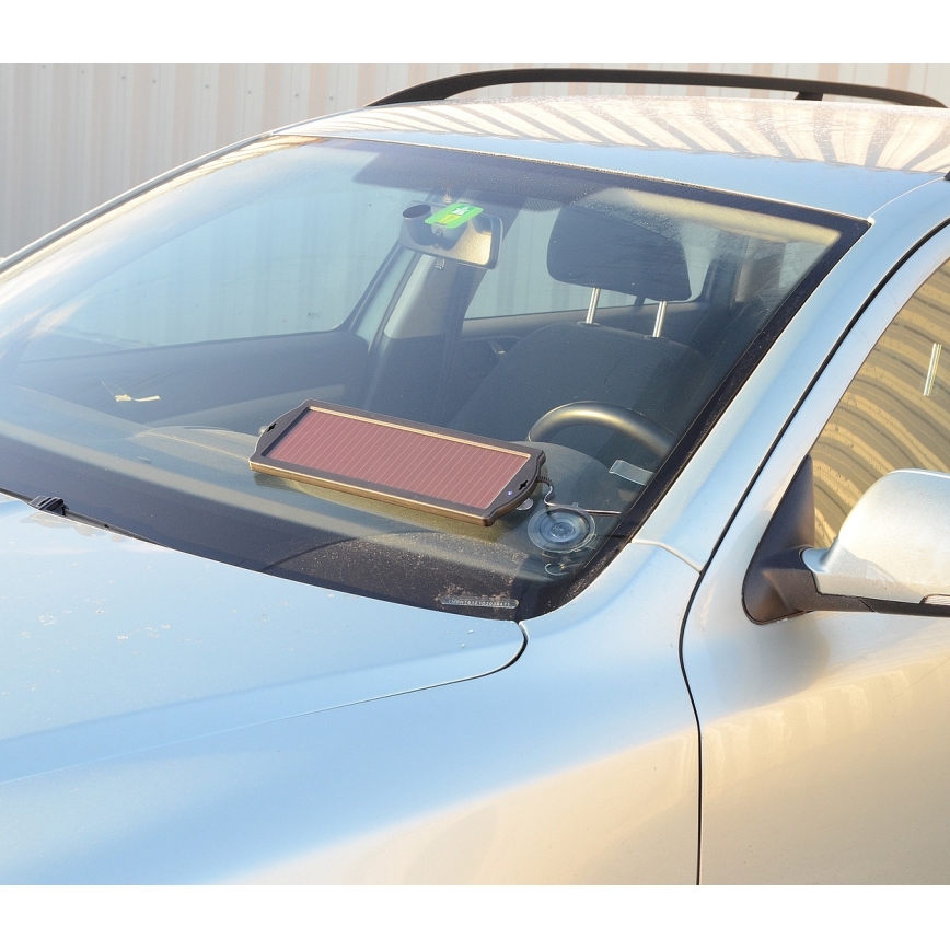 Solar charger for car batteries 1,8W/12V